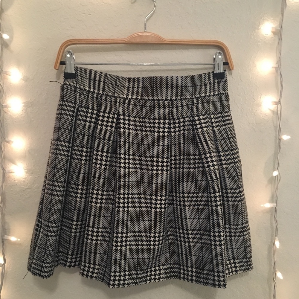 Gingham Plaid Schoolgirl Skirt